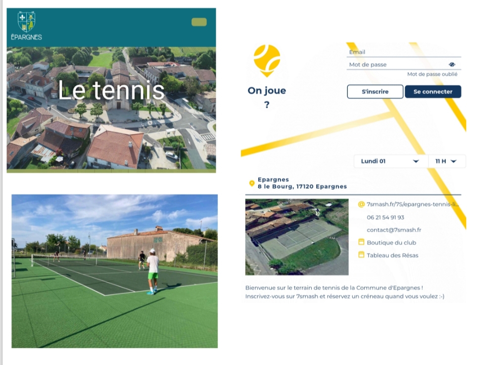 LE COURT DE TENNIS COMMUNAL VOUS ATTEND !